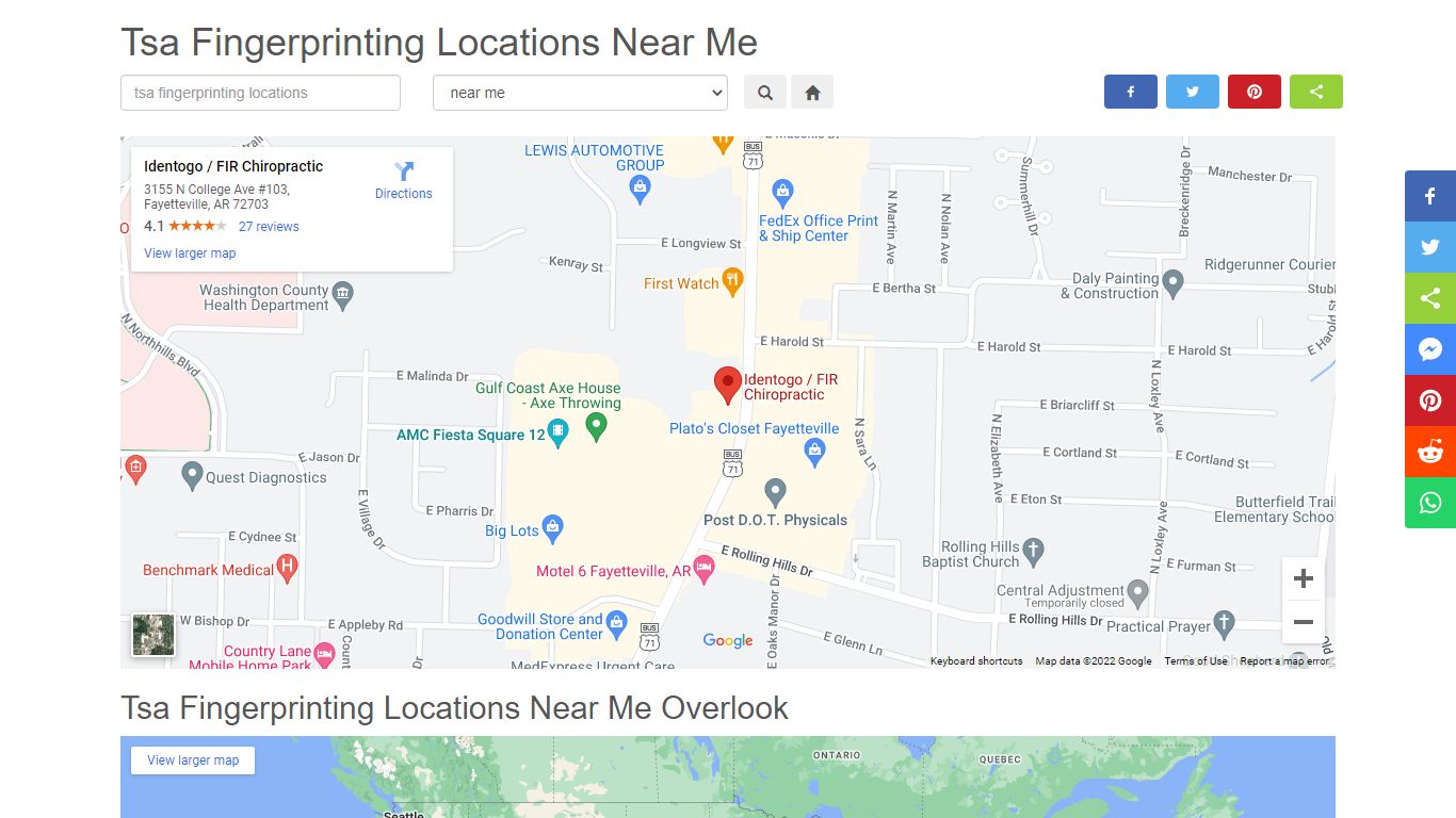 Tsa Fingerprinting Locations Near Me